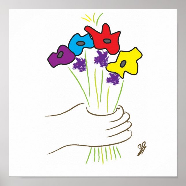 Poster flores (Frente)