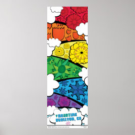 Poster - Flores Arco-Íris - Buellton.Art