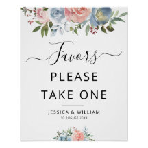 Flores azuis e escamosas Sinal de favor