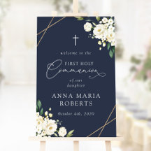 Flores Brancas Creme, Primeira Comunhão Bem-vinda