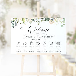 Poster Flores Brancas, Flores Creme, Cronologia do Casame