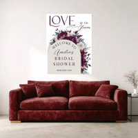 Flores Burgundy Cream Love in Bloom Welcome