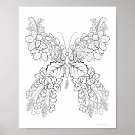 Poster Flores Butantan #2 Cores Detalhadas