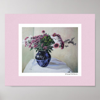 Poster Flores cor-de-rosa, belas-artes, por Pola.B.Alex P