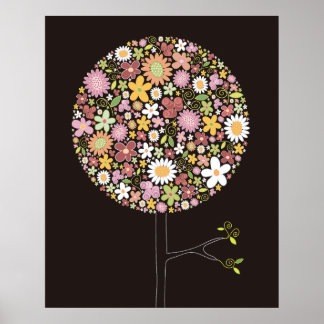 Pôster Flores cor-de-rosa, Pop,, Arte de Enfermeiro