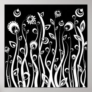 Poster flores da fantasia