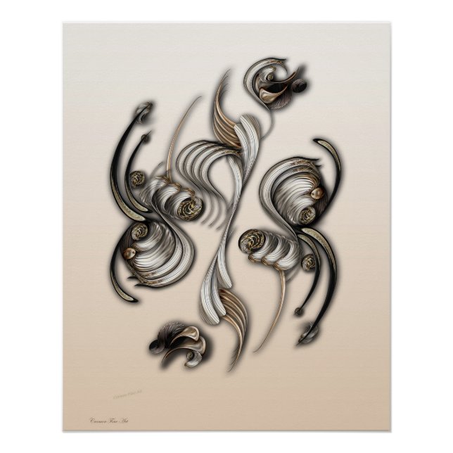 Pôster "Flores da Terra", Poster brilhante (Frente)