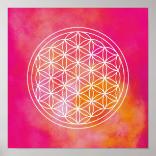 Poster Flores da vida