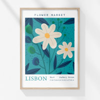 Flores de Abstrato de Lisboa para o Mercado da Flo