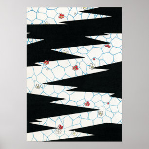 Poster Flores de Bijutsu Sekai em uma Pista