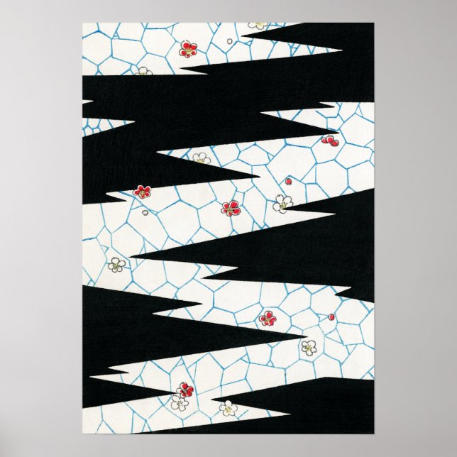 Poster Flores de Bijutsu Sekai no Caminho (Frente)