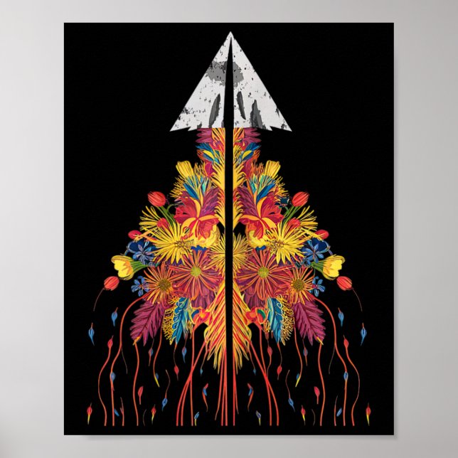 Poster Flores De Caça À Arrobala Flint Colecionando Mulhe (Frente)