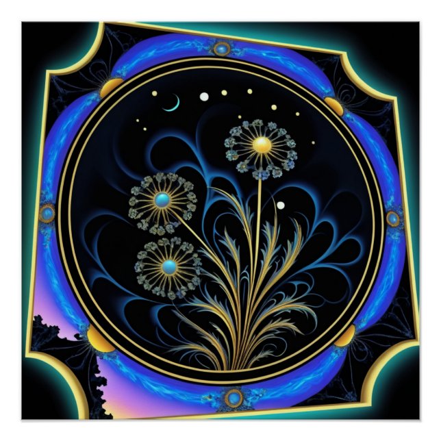 Pôster Flores de cobre (Frente)