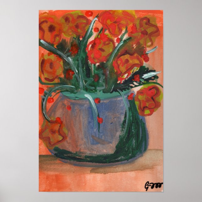 Pôster Flores de Domingo (Frente)