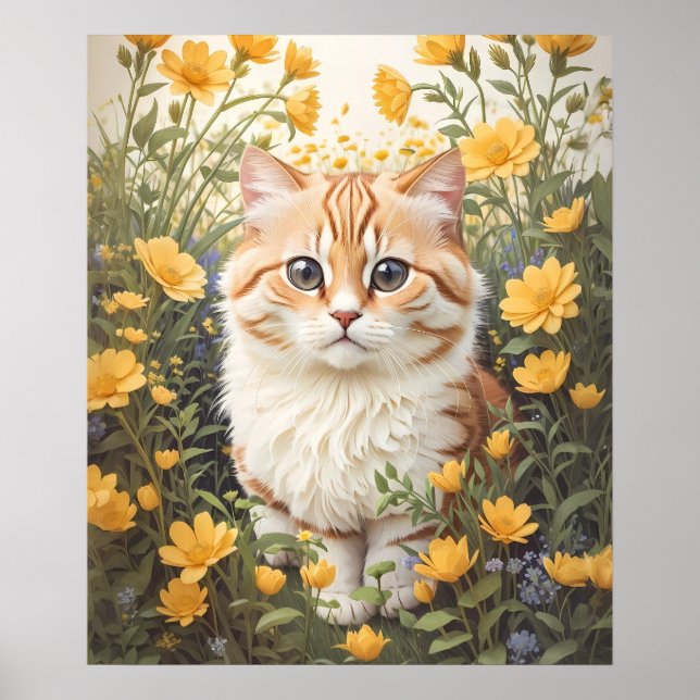 Poster Flores De Gato E De Manteiga, De Gato E De Manteig (Frente)