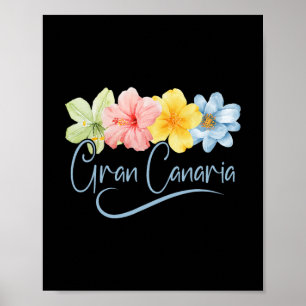 Poster Flores de Gran Canária Ilhas Canárias Espanha Flor