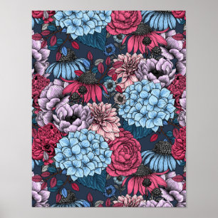 Poster Flores de jardim