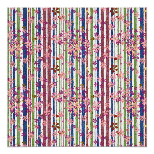 Pôster Flores De Madeira (Frente)