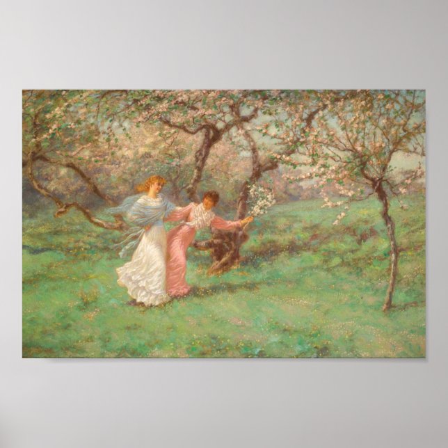 Poster Flores de maio por William John Hennessy (Frente)