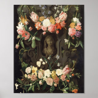 Poster Flores de Maria Arte Sagrada