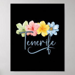 Poster Flores de Menorca Espanha Ilhas Learic Floral Féri