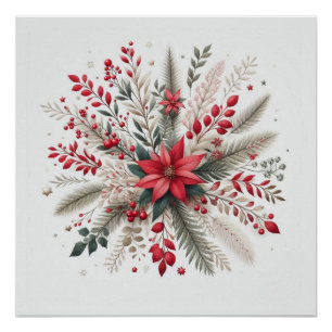 Pôster Flores de Natal