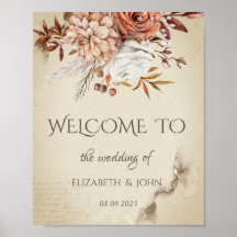 Flores De Outono De Aquarela Chic Salvem A Data