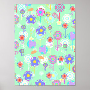 Poster Flores de Overlayer