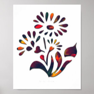 Poster Flores de Pimenta Dois Vinhetas