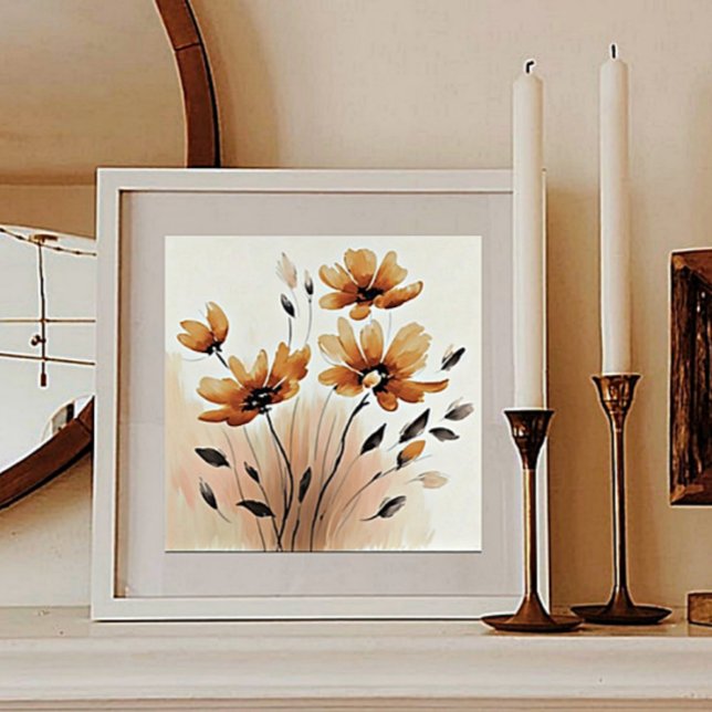Poster Flores de sépia  (Criador carregado)