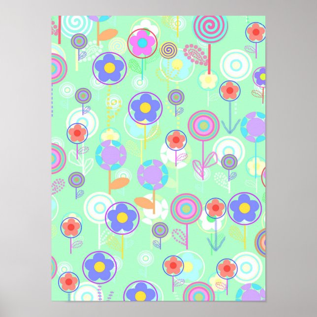 Poster Flores de Sobrecamada (Frente)