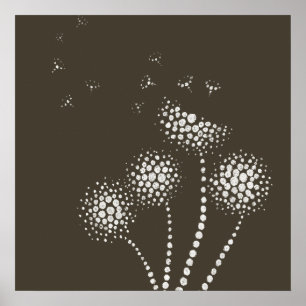 Pôster flores de sopro