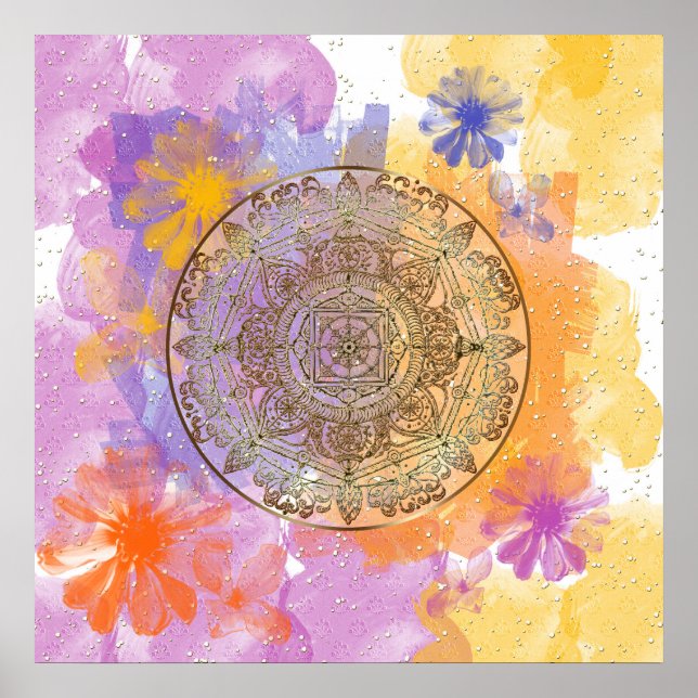 Poster Flores de Verão (Frente)