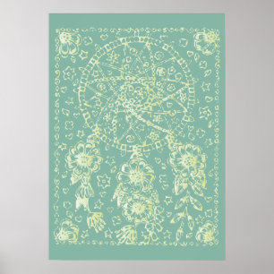 Poster Flores de Verão