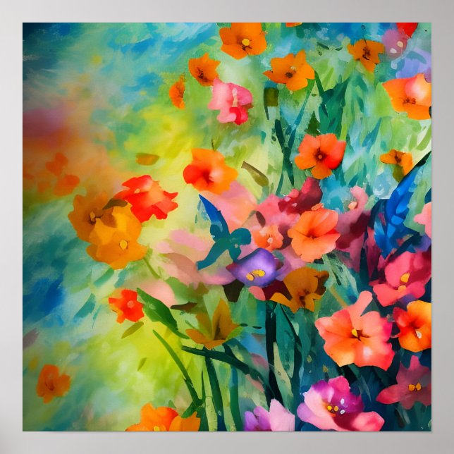 Poster Flores de Verão (Frente)