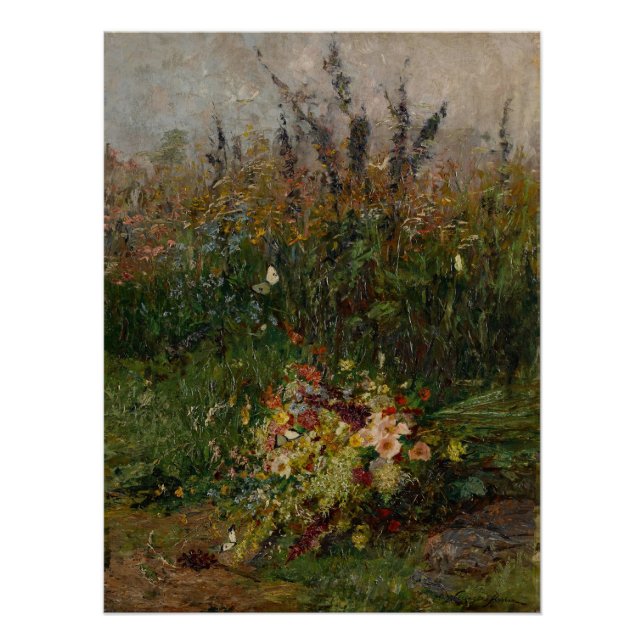 Pôster Flores de Verão do Campo (Frente)