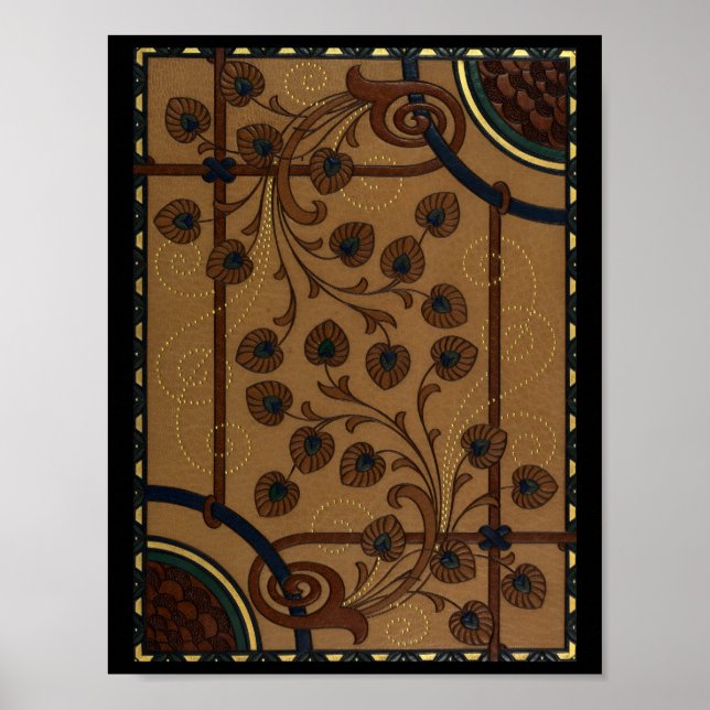 Poster Flores Decorativas Deco (Frente)