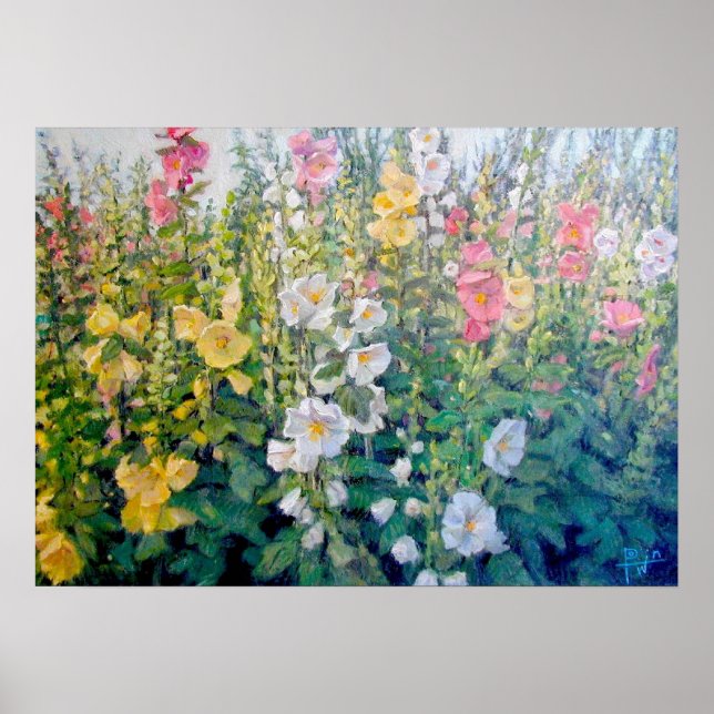 Pôster Flores do Catálogo (Frente)