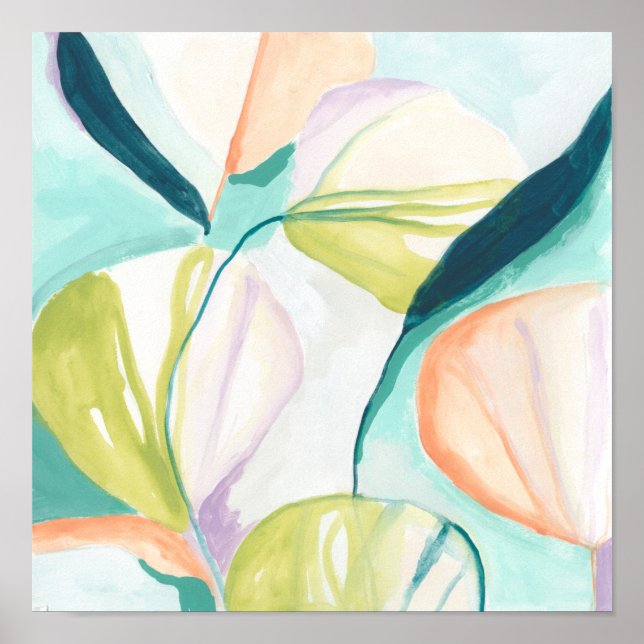 Poster Flores do ventilador IV (Frente)