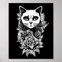 Flores E Gatos Góticos