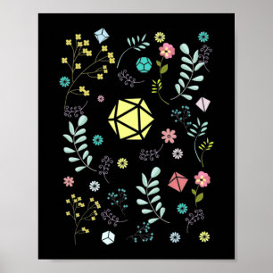 Poster Flores e Plantas Tabletop RPG