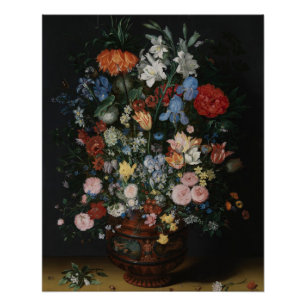 Pôster Flores em um Vase - Jan Brueghel