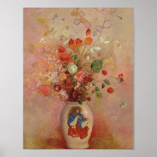 Poster Flores em um Vaso Japonês por Odilon Redon Impress