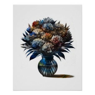 Pôster Flores em Vase
