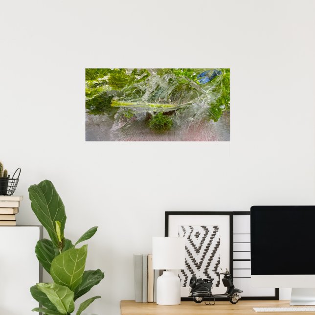 Poster Flores Geladas,  (Escritório em casa)