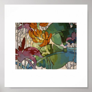 Poster Flores havaianas por Arman Manookian c. década de