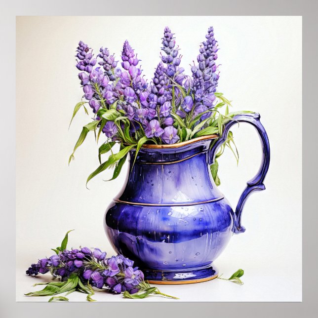 Poster Flores Lilás bonito Feias Feias (Frente)