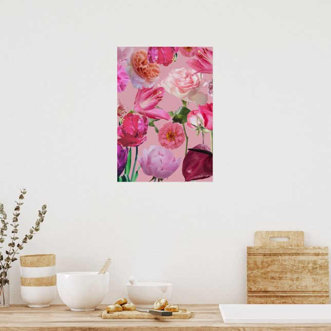 Poster Flores lindas (Cozinha)