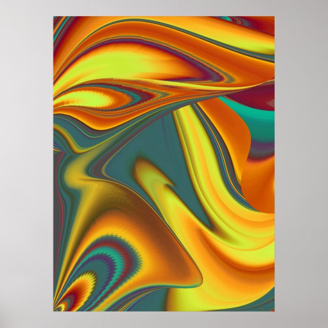 Poster Flores Mágicas de Primavera Verão Outono (Frente)