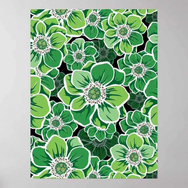 Poster Flores Mandala 3 (Frente)
